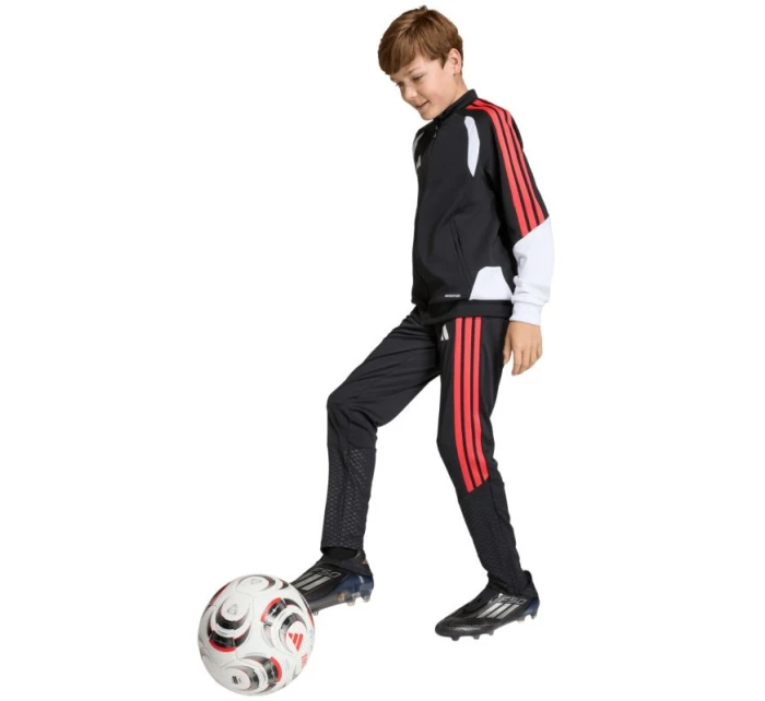 Dětská mikina adidas Tiro 26 Competition Training černá, bílá a červená KC3791