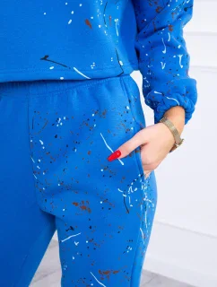 model 18747947 sada s barevným potiskem chrpově modrá - K-Fashion