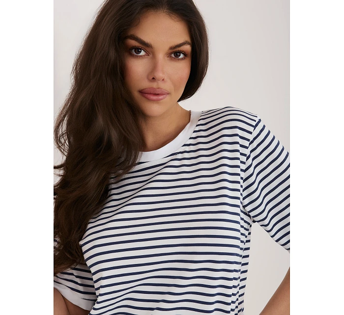 T shirt IT TS model 22076835 biało granatowy - FPrice