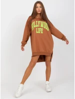 Mikina VI BL 3102.01P světle hnědá