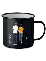 Personalizovaný retro plecháček s párem Personalizovaný retro plecháček s párem