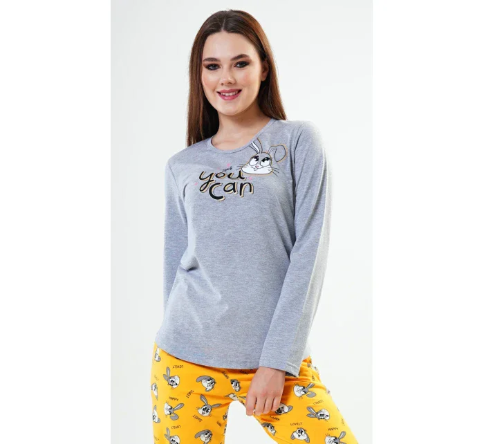 Dámské pyžamo dlouhé Zajíc
