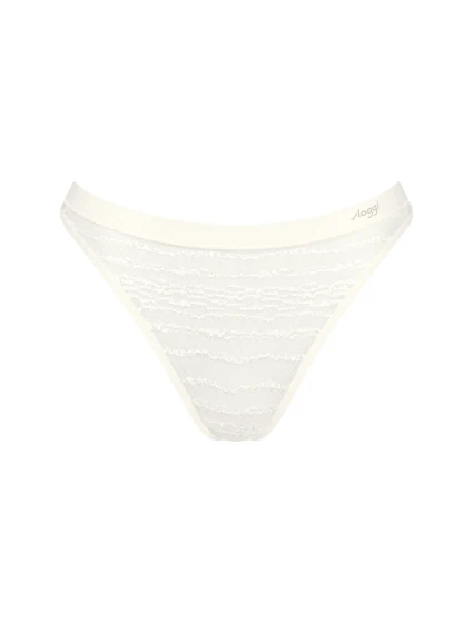 Dámská tanga FREE Evolve String Lace - WHITE - bílé 0003 - SLOGGI