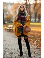 model 21483407 Pohodlné netopýří šaty s dlouhým rukávem černé - numoco