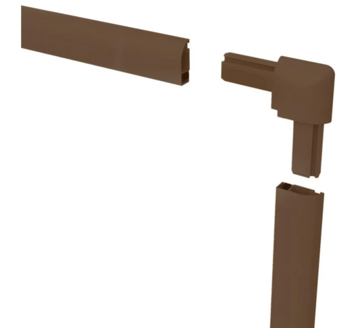 ALU OKENNÍ MOSKYTIÉRA 120X140 HNĚDÁ