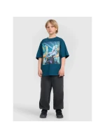 Chlapecké tričko oversize s potiskem 4F 4FJRAW25TTSHM3061-46S Chlapecké tričko oversize s potiskem 4F 4FJRAW25TTSHM3061-46S