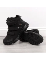 M model 19372950 černé zateplené trekové boty - AMERICAN CLUB