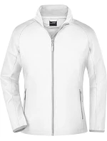 Daiber JN 1129 Dámská 2-vrstvá promo softshellová bunda 02.1129 white/white