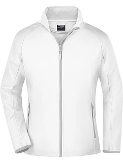 Daiber JN 1129 Dámská 2-vrstvá promo softshellová bunda 02.1129 white/white