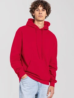 Fruit of the Loom Iconic 250 Hooded Sweat Mikina s kapucí 16.2294 red