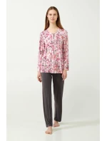 Květinové dámské pyžamo model 20515502 - Vamp