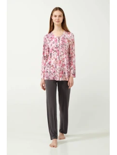 Květinové dámské pyžamo model 20515502 - Vamp