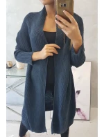 Svetr s džínovými netopýřími rukávy