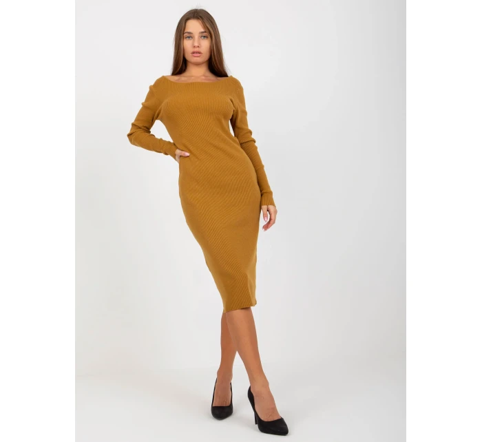 Dámské šaty NM SK NG 2307 tmavě žluté