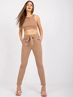 Tepláky RV DR 7459.01X světle hnědá