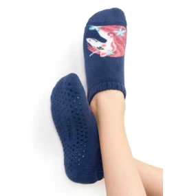 DĚTSKÁ FROTÉ OBUV S ABS 134 DENIM 32-34