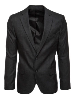 Pánské jednořadové sako černé Dstreet MX0626