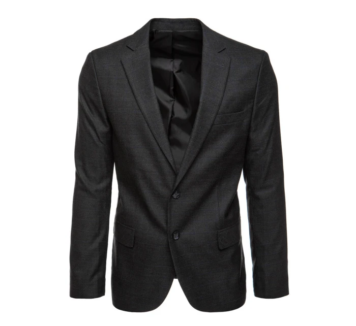 Pánské jednořadové sako černé Dstreet MX0626 Pánské jednořadové sako černé Dstreet MX0626