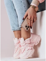 Dámské tenisky na platformě pink model 21983804 - Dstreet