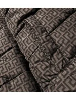 Červeno-hnědá oboustranná dámská bunda (w555) Červeno-hnědá oboustranná dámská bunda (w555)