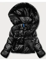 Černá matná dámská zimní bunda ve třech délcech (AG3-3037)