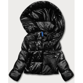 Černá matná dámská zimní bunda ve třech délkách (AG3-3037)