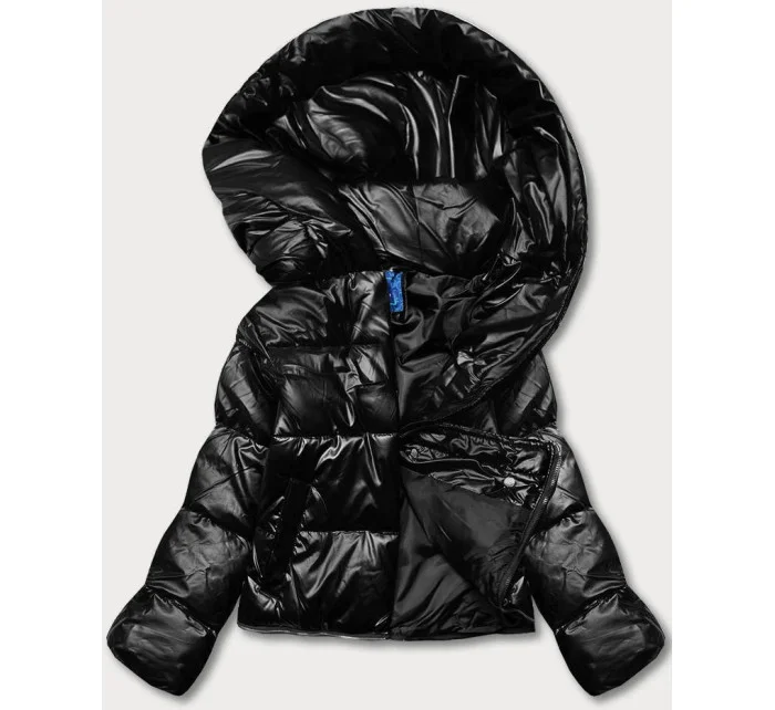 Černá matná dámská zimní bunda ve třech délcech (AG3-3037)