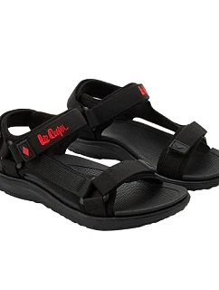 Lee Cooper dámské boty na suchý zip sandály na léto plážové lehké černé dámské