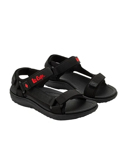 Lee Cooper dámské boty na suchý zip sandály na léto plážové lehké černé dámské