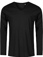 Promodoro 1460 Pánské tričko do V s dl. rukávem - X.O 40.1460 black