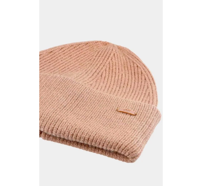 Zimní Čepice Dámská model 21678464 Hnědá - 4F Zimní Čepice Dámská model 21678464 Hnědá - 4F