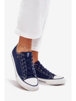 Dámské Nízké Tenisky Big Star model 21705176 Tmavě Modré - Big Star Shoes Dámské Nízké Tenisky Big Star model 21705176 Tmavě Modré - Big Star Shoes