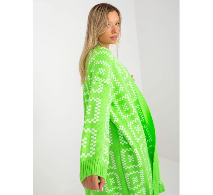 Dámský svetr LC SW model 17650132 fluo zelený - FPrice