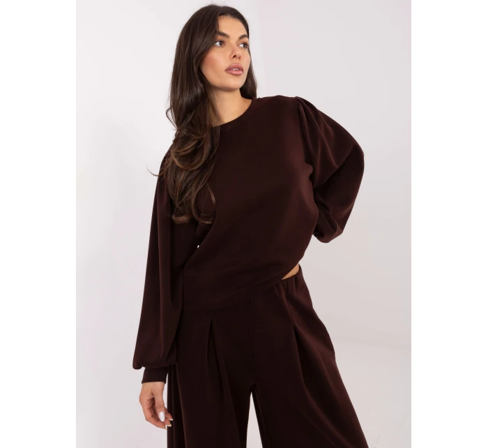 Spodnie MJ SP model 21749893 ciemny brązowy - FPrice