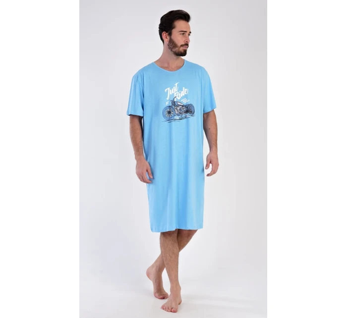Pánská noční košile s krátkým rukávem Samuel