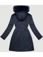 Tmavě oboustranná dámská bunda pro přechodné období model 21247044 - J.STYLE