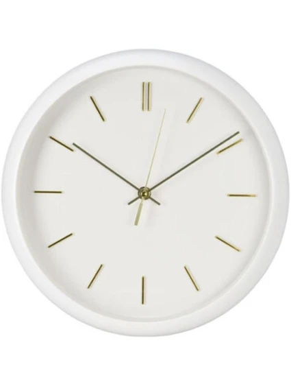 Nástěnné hodiny PP 30x4,5 cm BÍLÉ