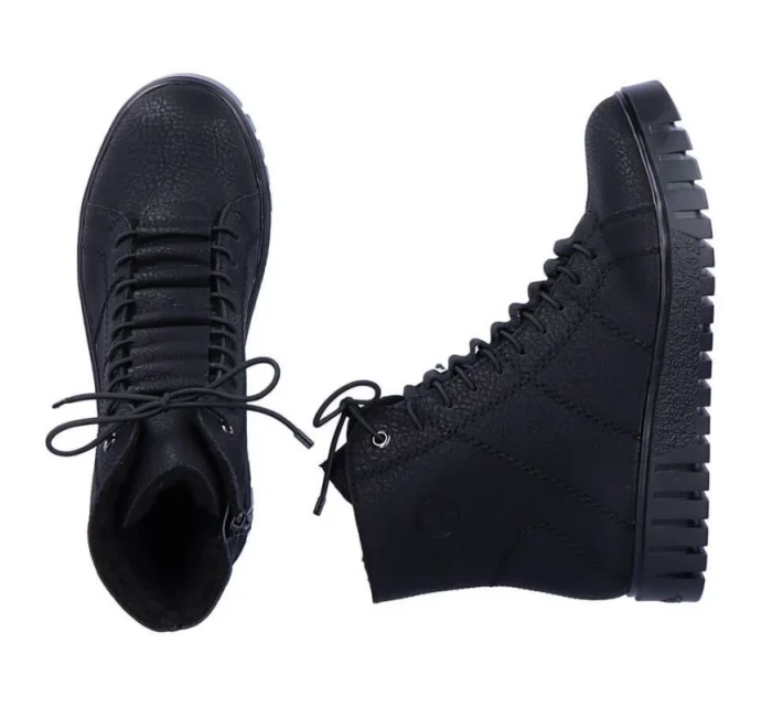 Rieker W R279B černé zateplené boty