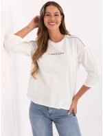 Bluzka RV BZ model 21406674 ecru - FPrice Bluzka RV BZ model 21406674 ecru - FPrice