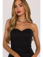 šaty se sukní černé model 21479382 - Moe