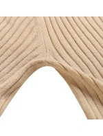 Dámské triko s tříčtvrtečním rukávem nax NAX NOVAKA beige Dámské triko s tříčtvrtečním rukávem nax NAX NOVAKA beige