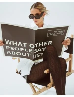 Dámské punčochové kalhoty Celest Code 1217 Černá vzor - Gabriella