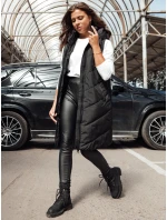 Dámská dlouhá vesta černá Dstreet model 21979998 - FashionStreet