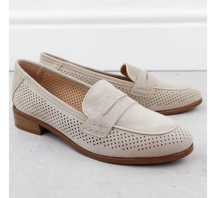 Semišové lordské polobotky Potocki W SZ12585 WOL291B