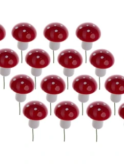 DEKORATIVNÍ HOUBA MUCHOMŮRKA NA DRÁTĚ 16KS