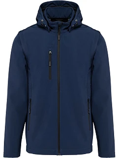 K 422 Unisex 3vrstvá softshellová bunda s kapucí model 22509047 navy - Kariban