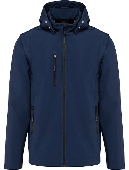 Kariban K 422 Unisex 3-vrstvá softshellová bunda s kapucí 20.K422 navy Kariban K 422 Unisex 3-vrstvá softshellová bunda s kapucí 20.K422 navy