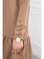 Velbloudí šaty s volánky