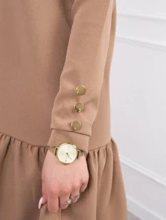 Velbloudí šaty s volánky