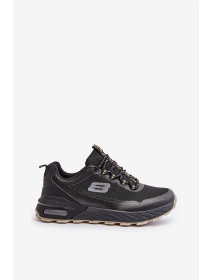 Pánské Sportovní Boty Na Platformě Černé Idama Pánské Sportovní Boty Na Platformě Černé Idama